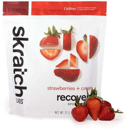 Recovery Sport Drink Mix: Strawberries + Cream (600g)