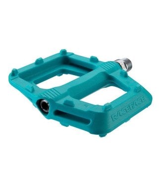 RACE FACE PEDAL, RIDE, TURQUOISE ; 110 x 100 x 15-18.4mm
